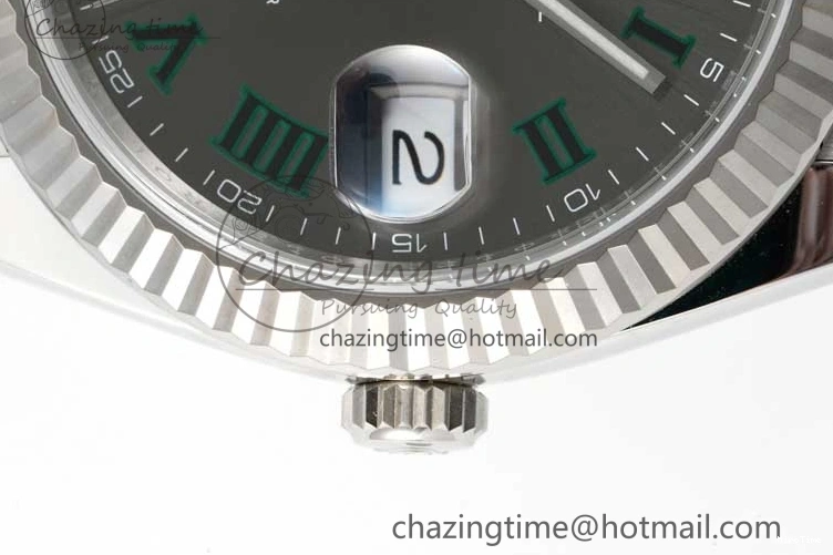 MiroTime 0302 DateJust 41 126334 Clean 1:1 Best Edition 904L Steel Gray Roman Dial on Oyster Bracelet VR Thermal 2430